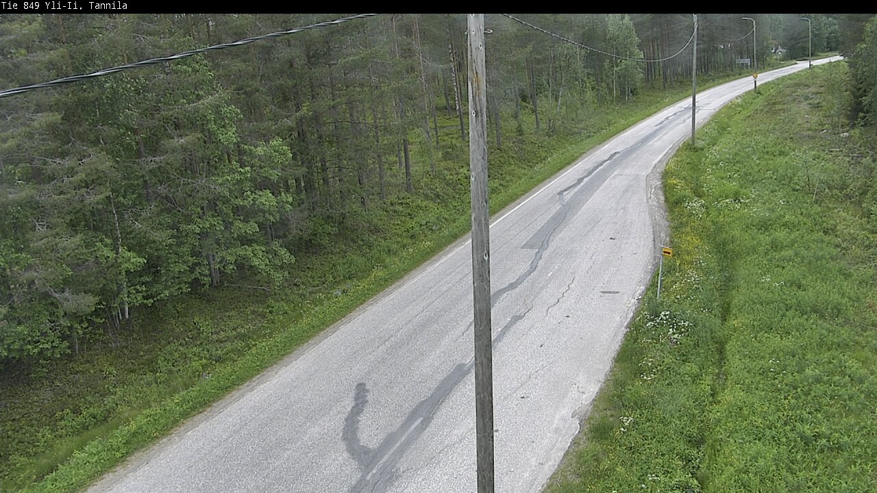 Weather Camera Image Road 849 Yli-Ii, Tannila, Oulu, Pohjois-Pohjanmaa