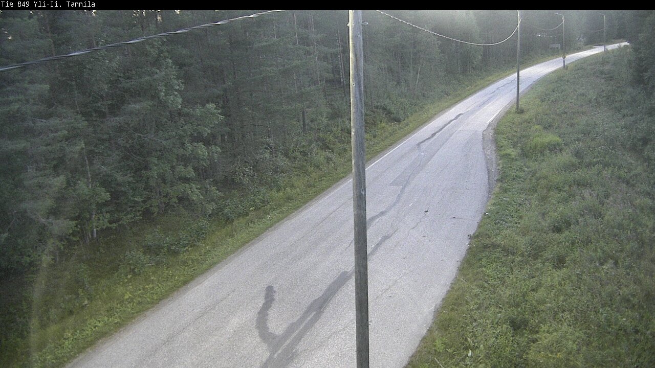 Weather Camera Image Väg 849 Yli-Ii, Tannila, Oulu, Pohjois-Pohjanmaa