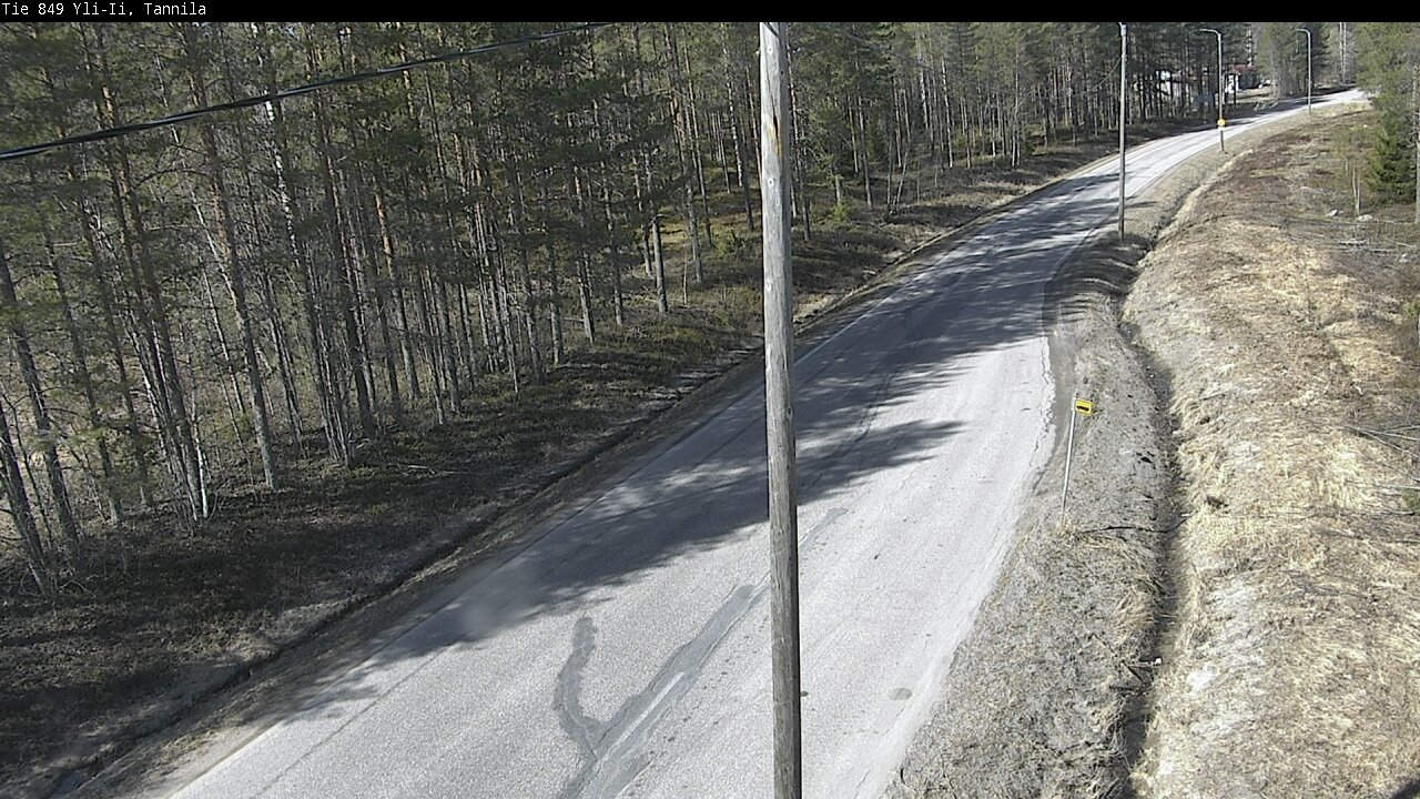 Weather Camera Image Väg 849 Yli-Ii, Tannila, Oulu, Pohjois-Pohjanmaa