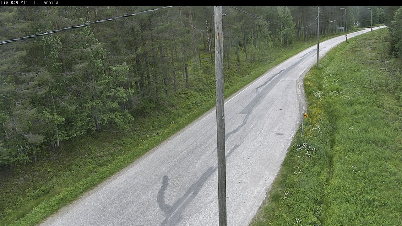 Weather Camera Image Road 849 Yli-Ii, Tannila, Oulu, Pohjois-Pohjanmaa