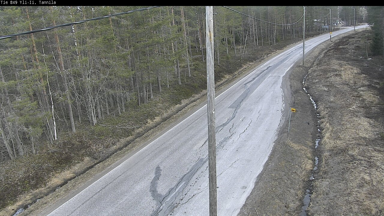 Weather Camera Image Väg 849 Yli-Ii, Tannila, Oulu, Pohjois-Pohjanmaa