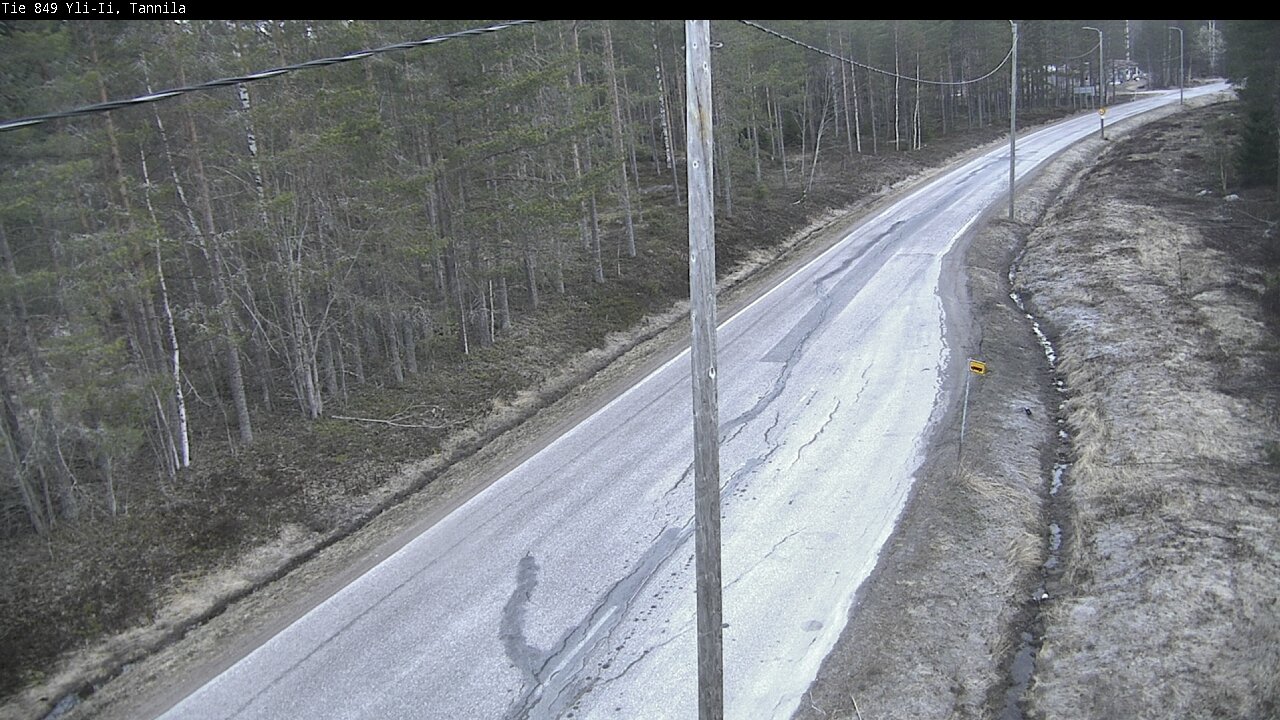 Weather Camera Image Väg 849 Yli-Ii, Tannila, Oulu, Pohjois-Pohjanmaa