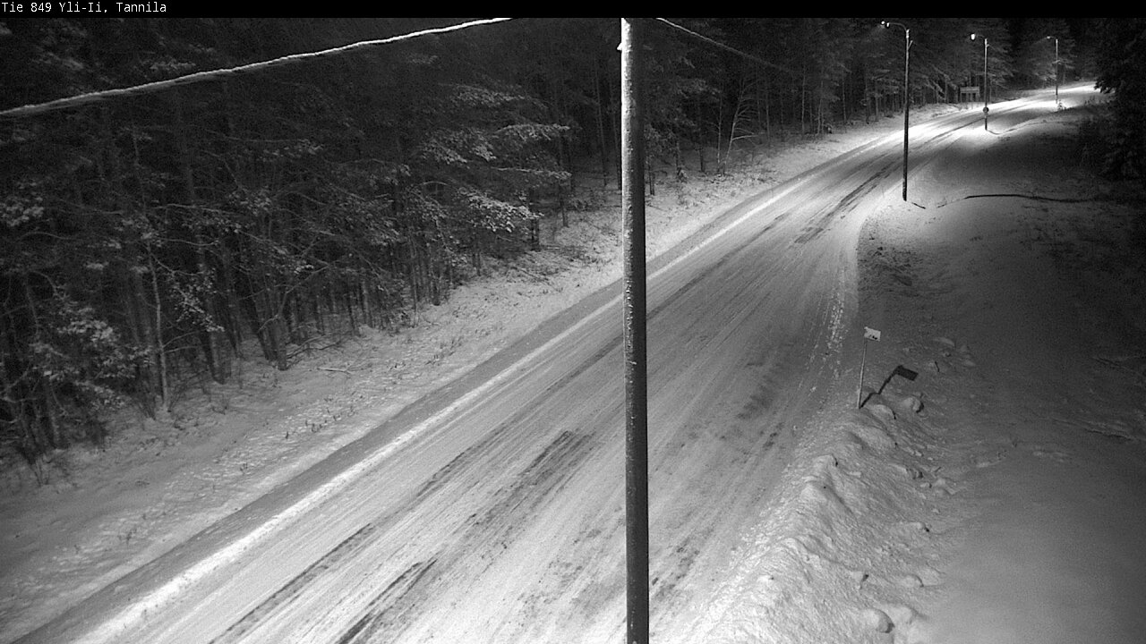 Weather Camera Image Väg 849 Yli-Ii, Tannila, Oulu, Pohjois-Pohjanmaa