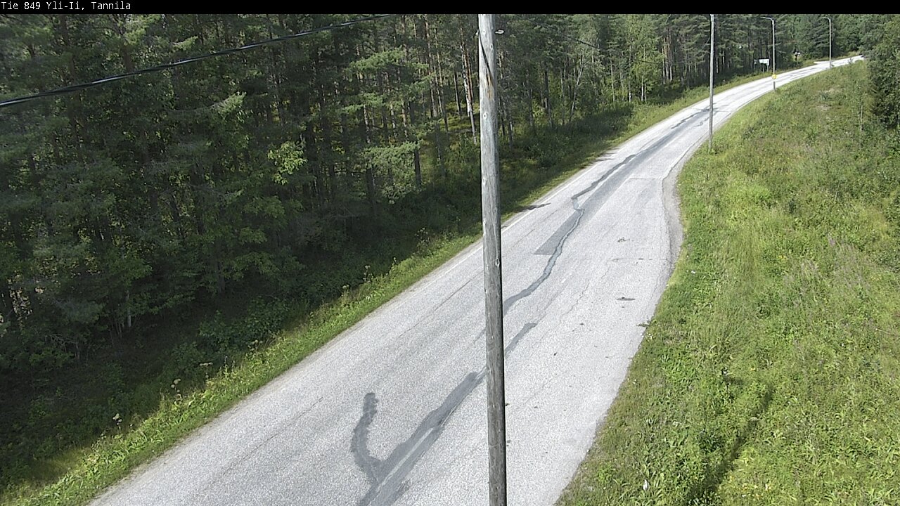 Weather Camera Image Väg 849 Yli-Ii, Tannila, Oulu, Pohjois-Pohjanmaa