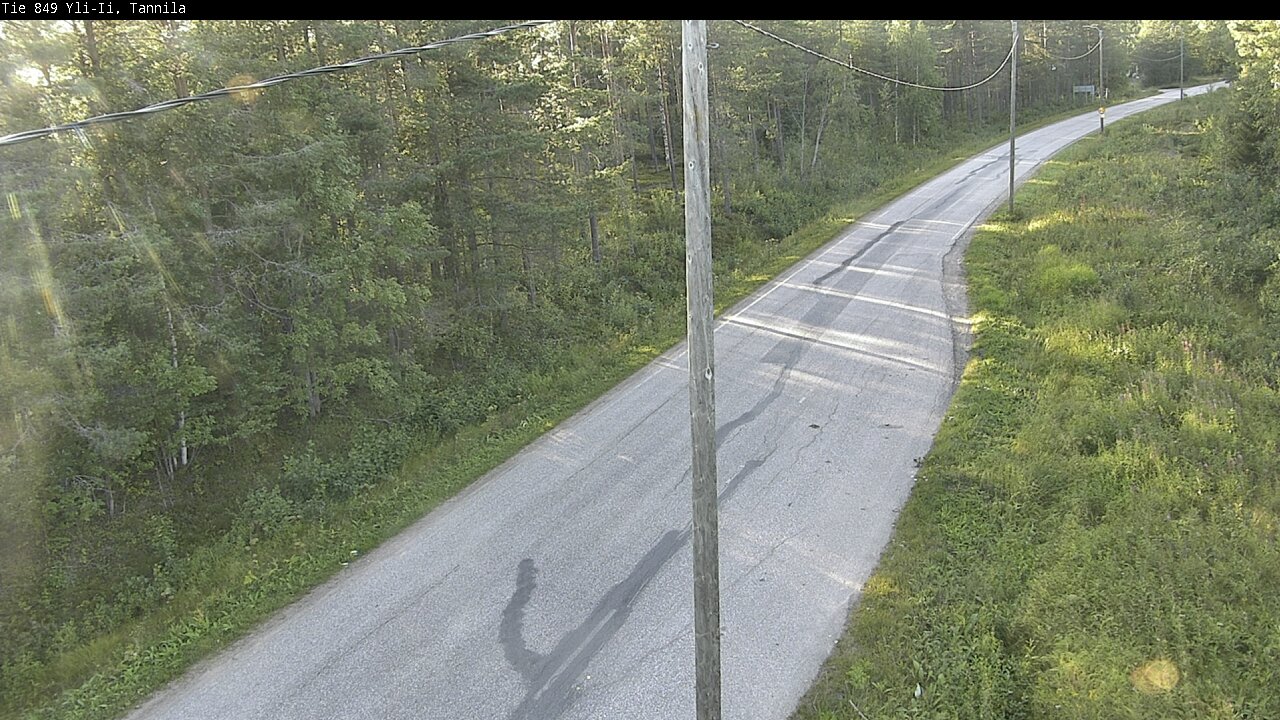 Weather Camera Image Väg 849 Yli-Ii, Tannila, Oulu, Pohjois-Pohjanmaa