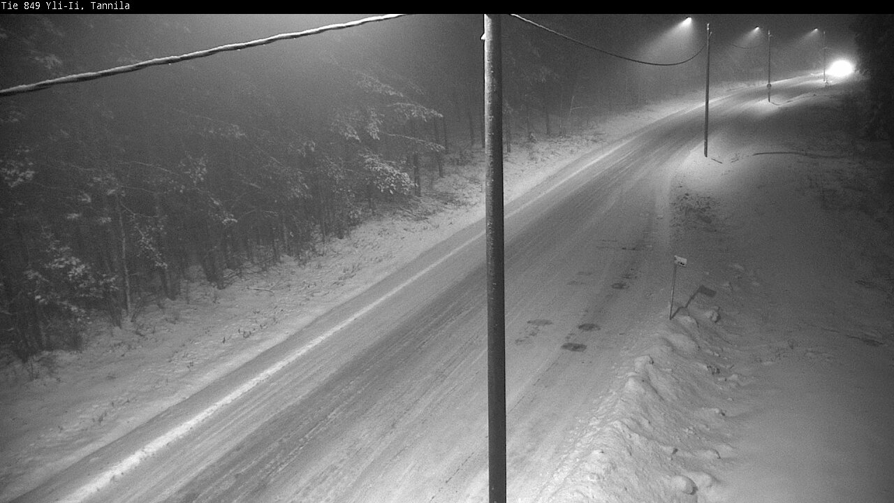 Weather Camera Image Road 849 Yli-Ii, Tannila, Oulu, Pohjois-Pohjanmaa