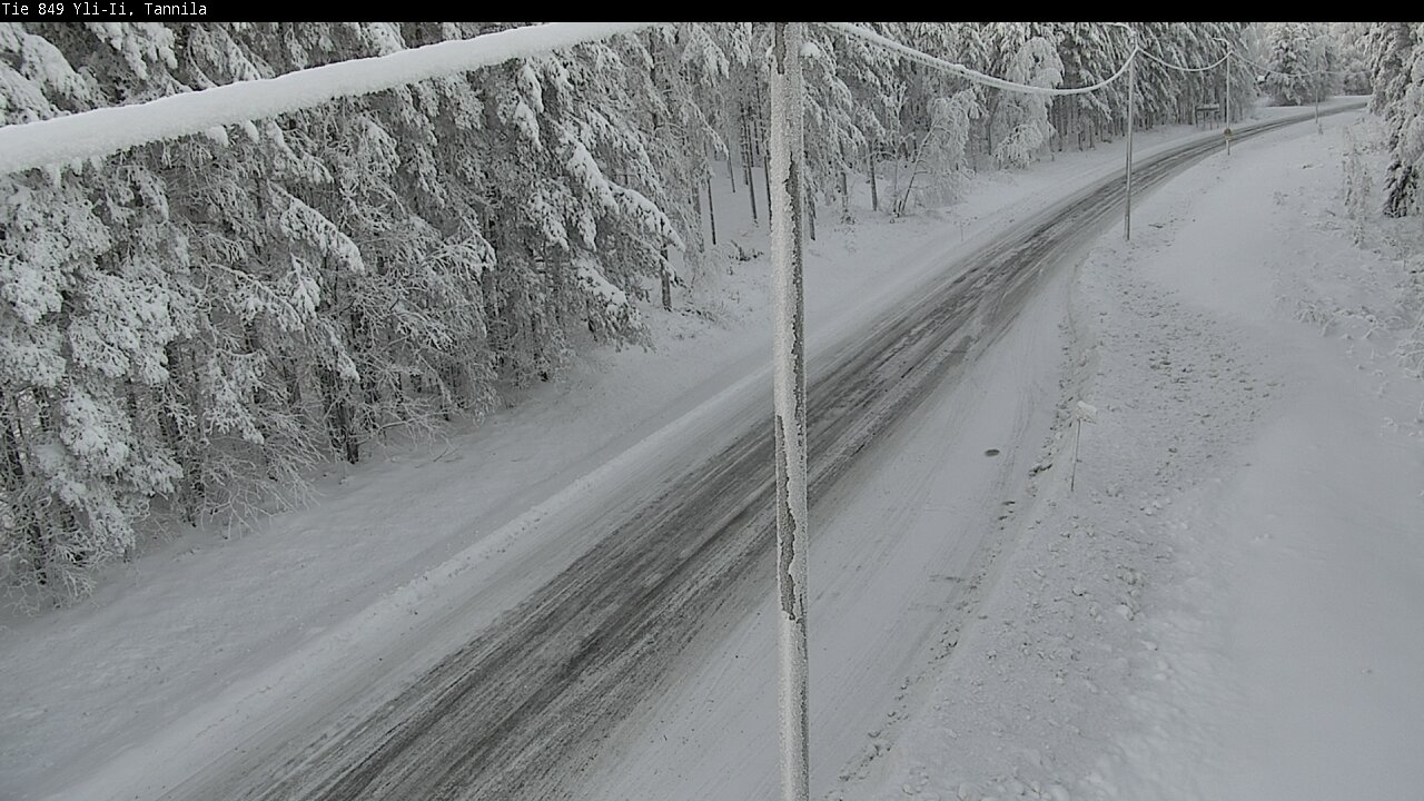 Weather Camera Image Road 849 Yli-Ii, Tannila, Oulu, Pohjois-Pohjanmaa