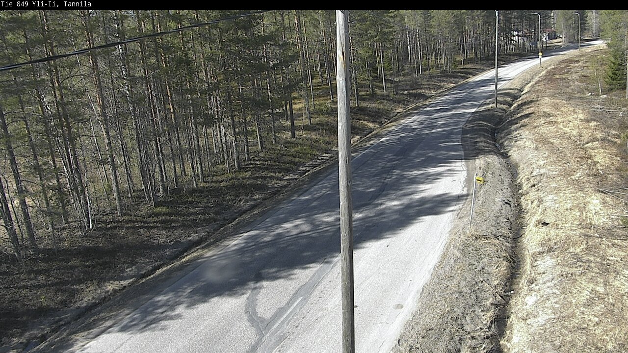Weather Camera Image Väg 849 Yli-Ii, Tannila, Oulu, Pohjois-Pohjanmaa