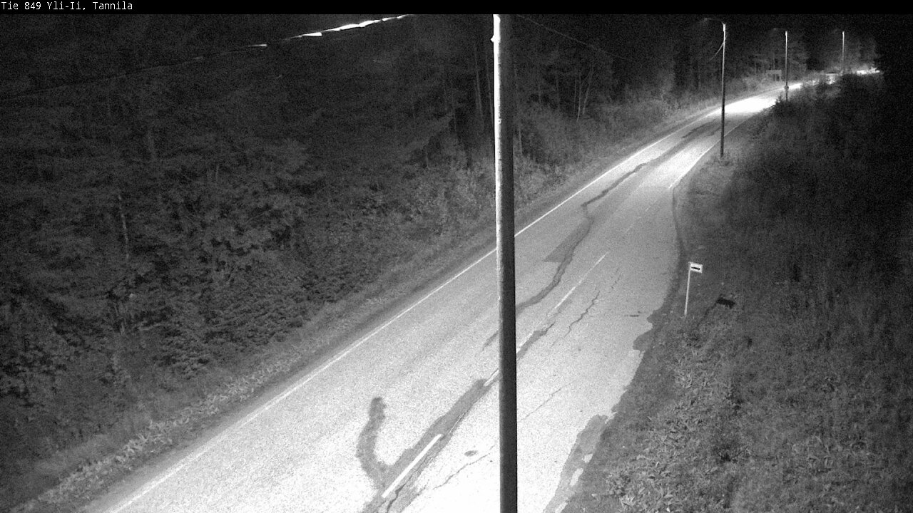 Weather Camera Image Väg 849 Yli-Ii, Tannila, Oulu, Pohjois-Pohjanmaa