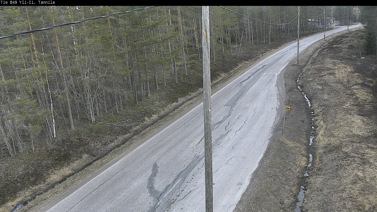 Weather Camera Image Väg 849 Yli-Ii, Tannila, Oulu, Pohjois-Pohjanmaa
