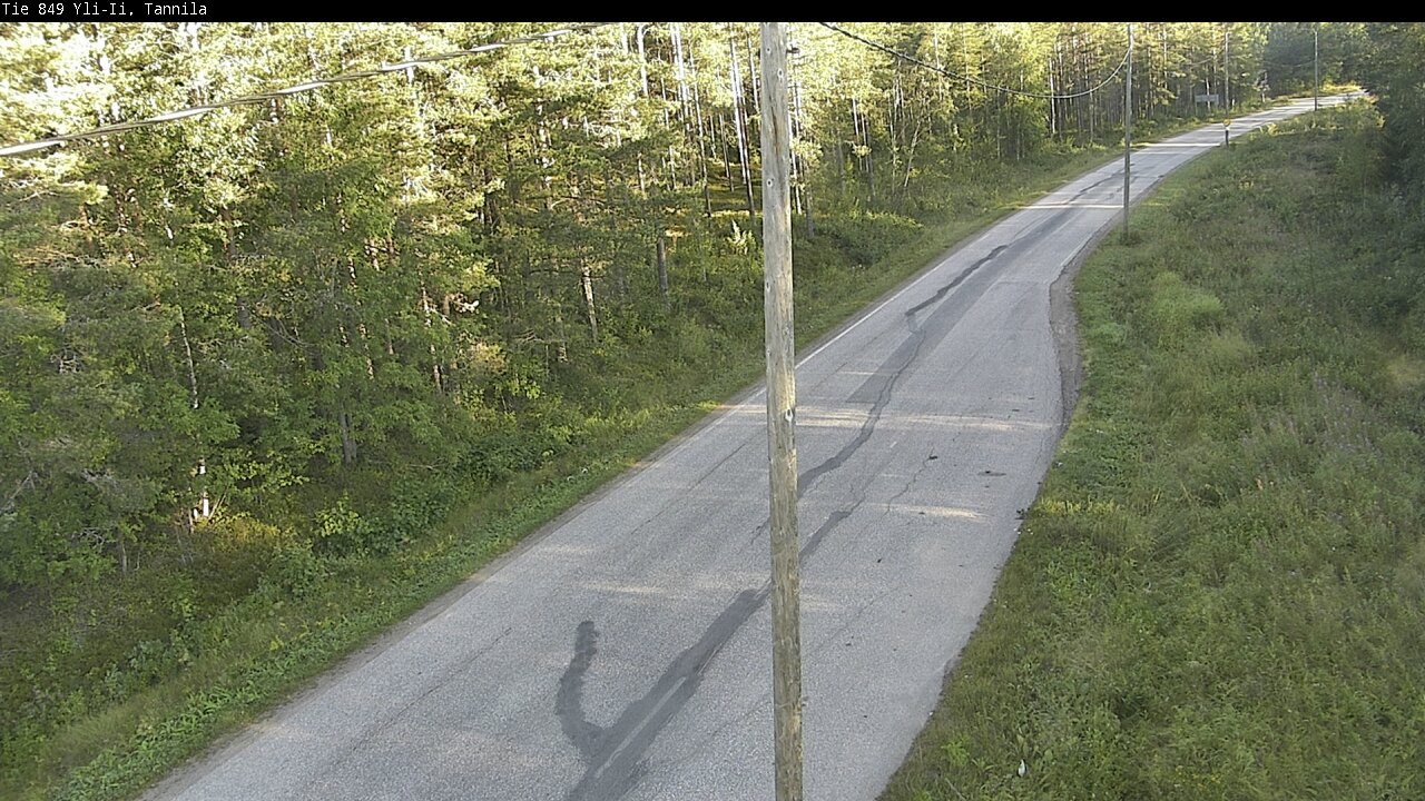 Weather Camera Image Väg 849 Yli-Ii, Tannila, Oulu, Pohjois-Pohjanmaa