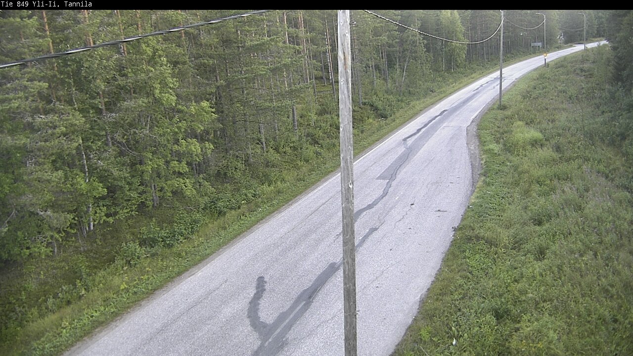 Weather Camera Image Väg 849 Yli-Ii, Tannila, Oulu, Pohjois-Pohjanmaa
