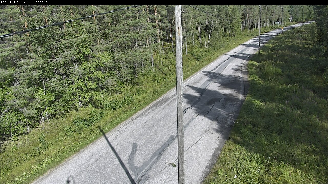 Weather Camera Image Väg 849 Yli-Ii, Tannila, Oulu, Pohjois-Pohjanmaa