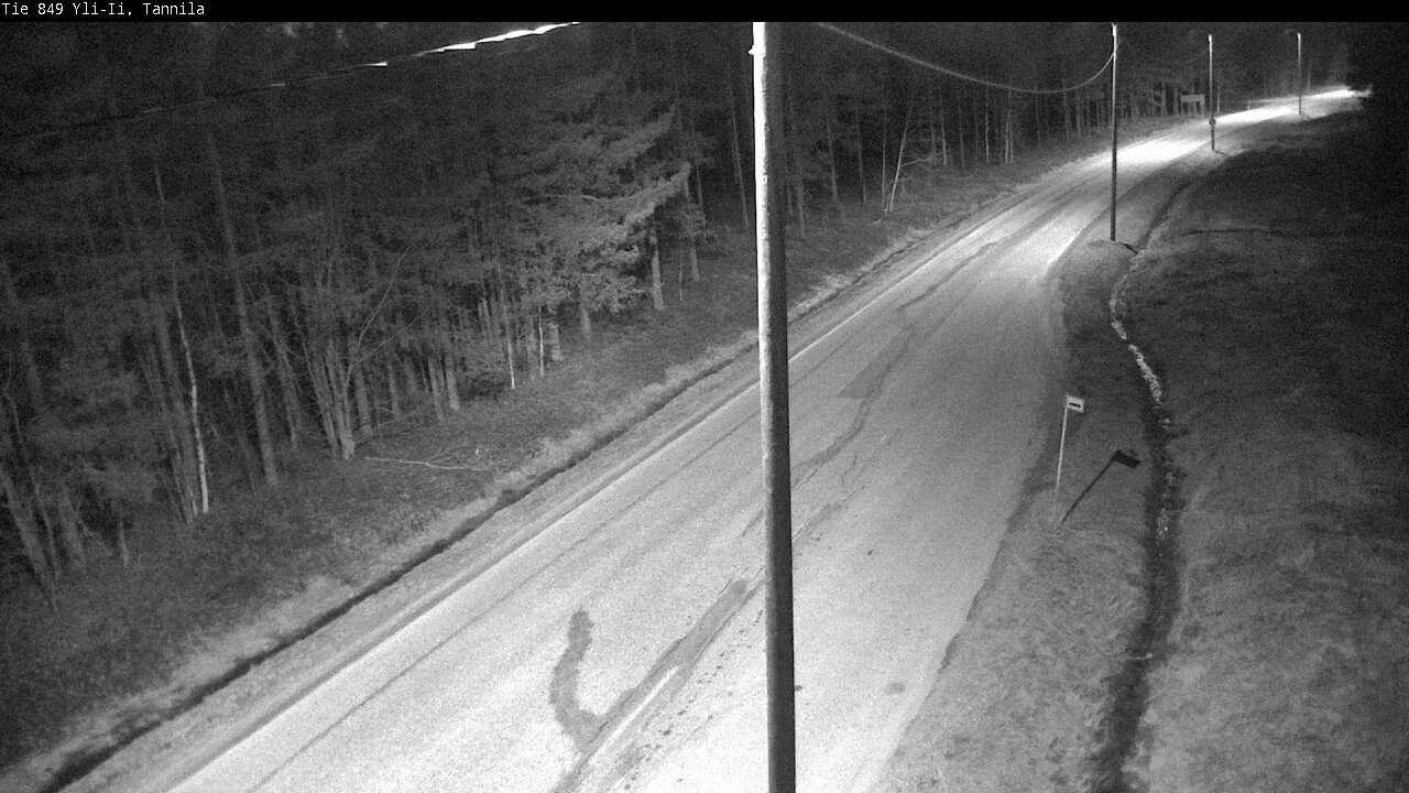 Weather Camera Image Väg 849 Yli-Ii, Tannila, Oulu, Pohjois-Pohjanmaa
