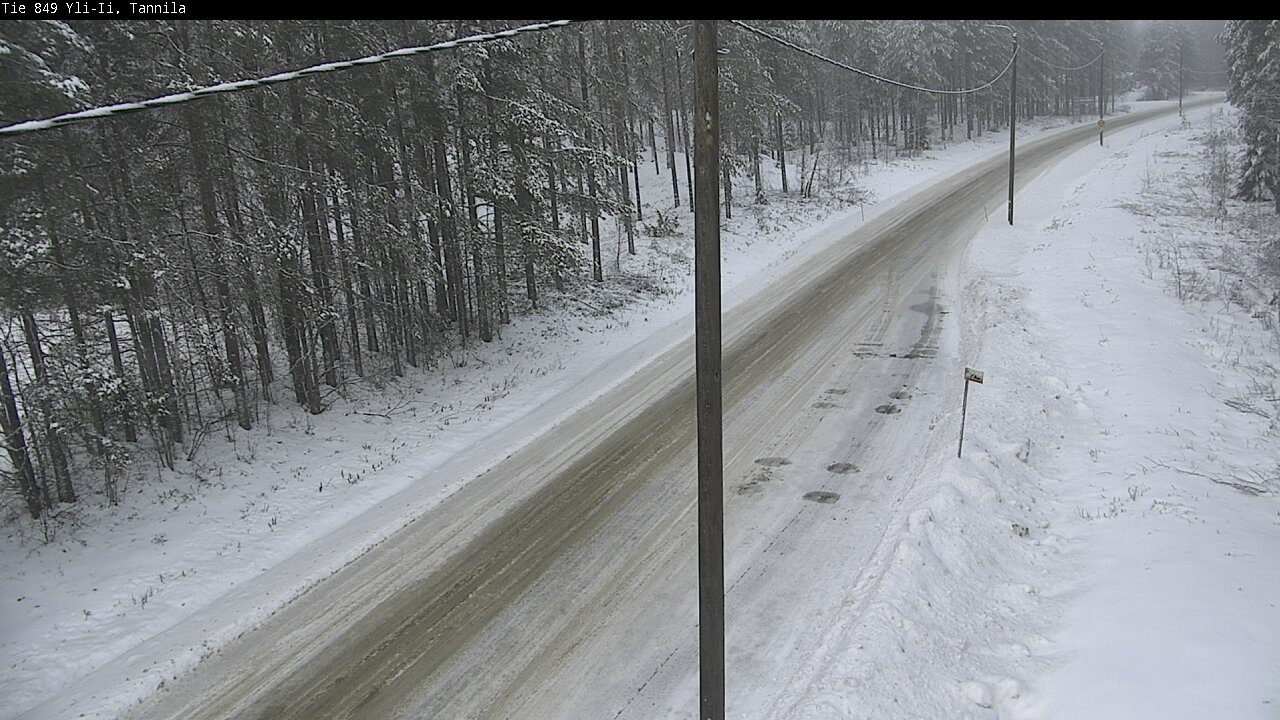 Weather Camera Image Road 849 Yli-Ii, Tannila, Oulu, Pohjois-Pohjanmaa