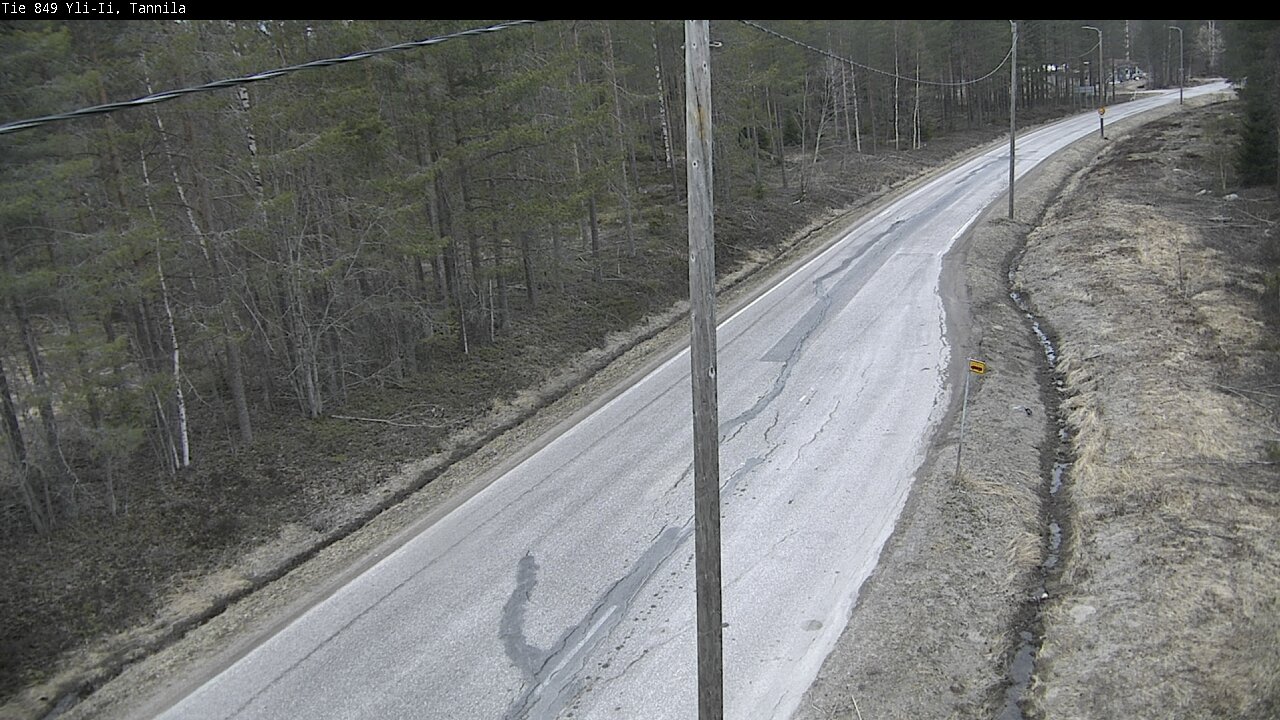 Weather Camera Image Road 849 Yli-Ii, Tannila, Oulu, Pohjois-Pohjanmaa