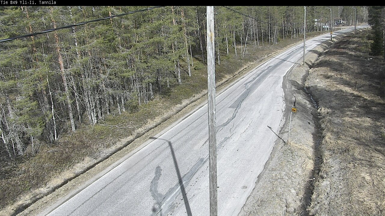 Weather Camera Image Väg 849 Yli-Ii, Tannila, Oulu, Pohjois-Pohjanmaa