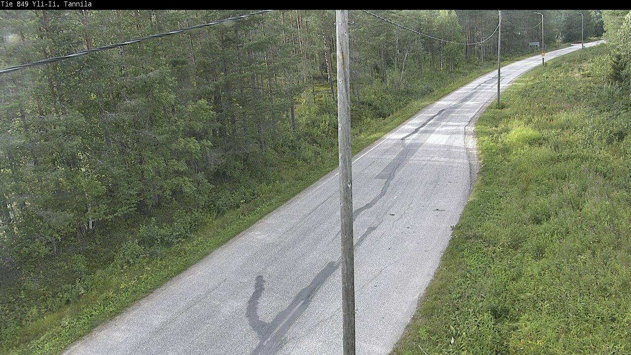 Weather Camera Image Väg 849 Yli-Ii, Tannila, Oulu, Pohjois-Pohjanmaa