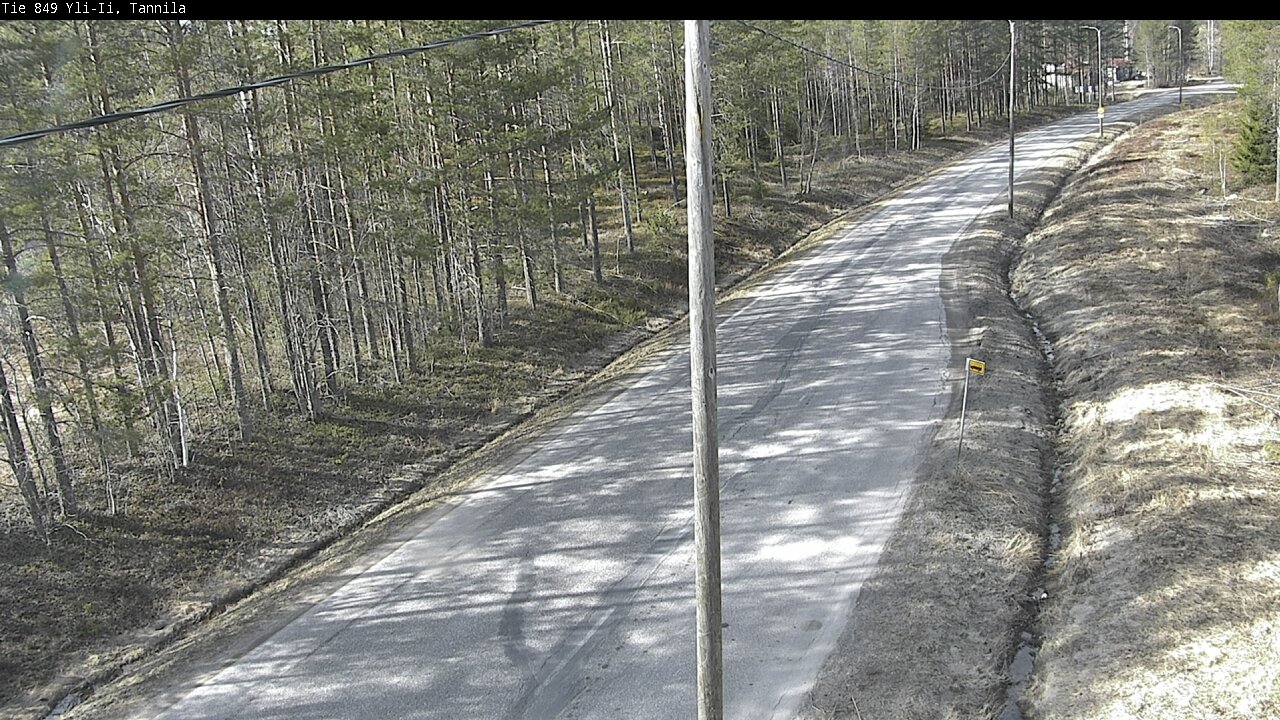 Weather Camera Image Väg 849 Yli-Ii, Tannila, Oulu, Pohjois-Pohjanmaa