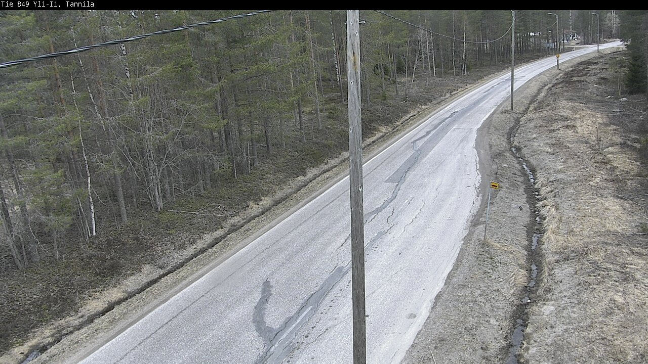 Weather Camera Image Road 849 Yli-Ii, Tannila, Oulu, Pohjois-Pohjanmaa