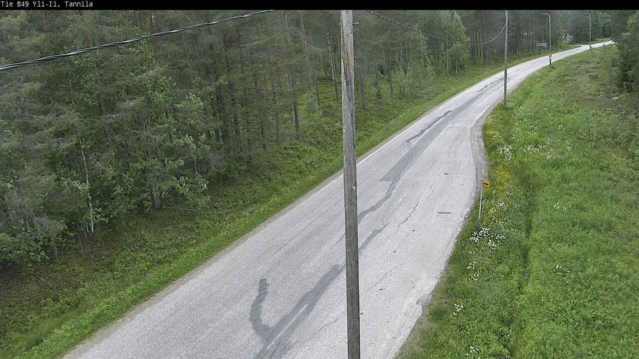 Weather Camera Image Road 849 Yli-Ii, Tannila, Oulu, Pohjois-Pohjanmaa