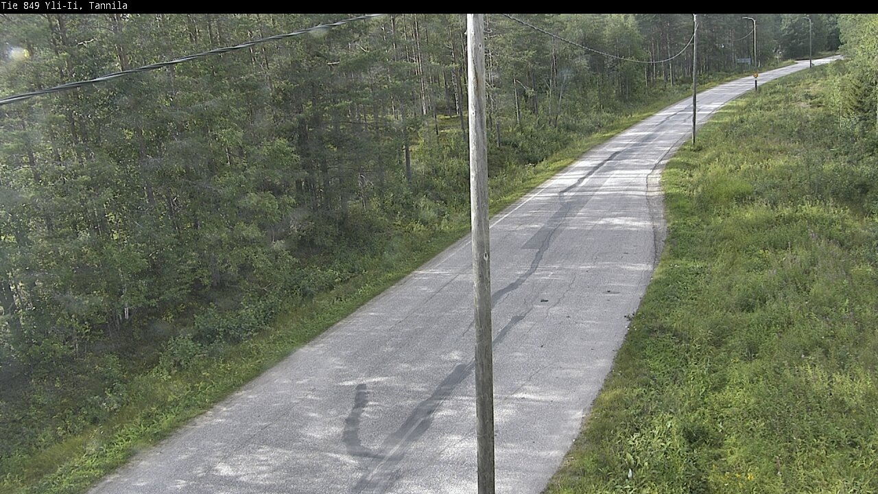 Weather Camera Image Väg 849 Yli-Ii, Tannila, Oulu, Pohjois-Pohjanmaa