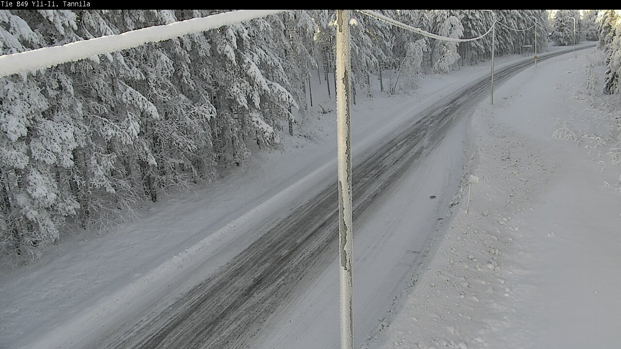 Weather Camera Image Väg 849 Yli-Ii, Tannila, Oulu, Pohjois-Pohjanmaa