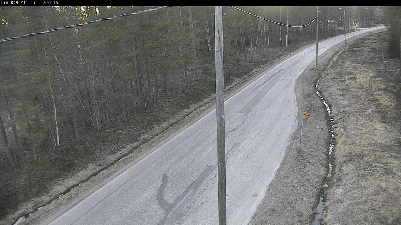 Weather Camera Image Väg 849 Yli-Ii, Tannila, Oulu, Pohjois-Pohjanmaa