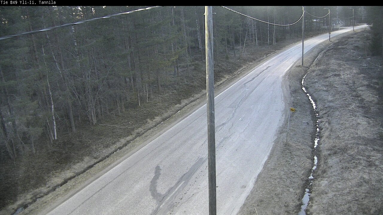 Weather Camera Image Väg 849 Yli-Ii, Tannila, Oulu, Pohjois-Pohjanmaa