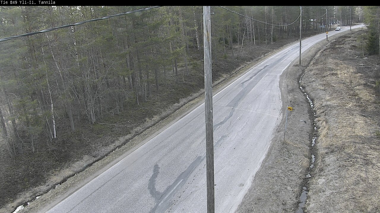 Weather Camera Image Väg 849 Yli-Ii, Tannila, Oulu, Pohjois-Pohjanmaa