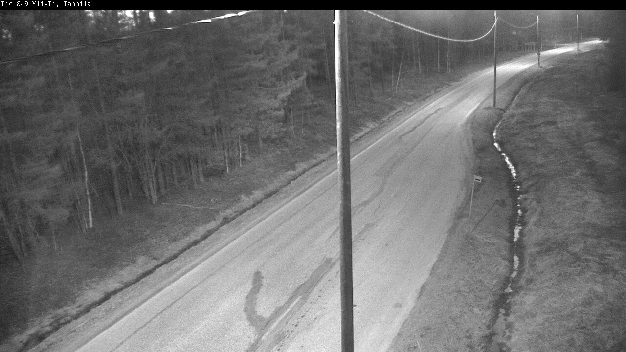 Weather Camera Image Väg 849 Yli-Ii, Tannila, Oulu, Pohjois-Pohjanmaa