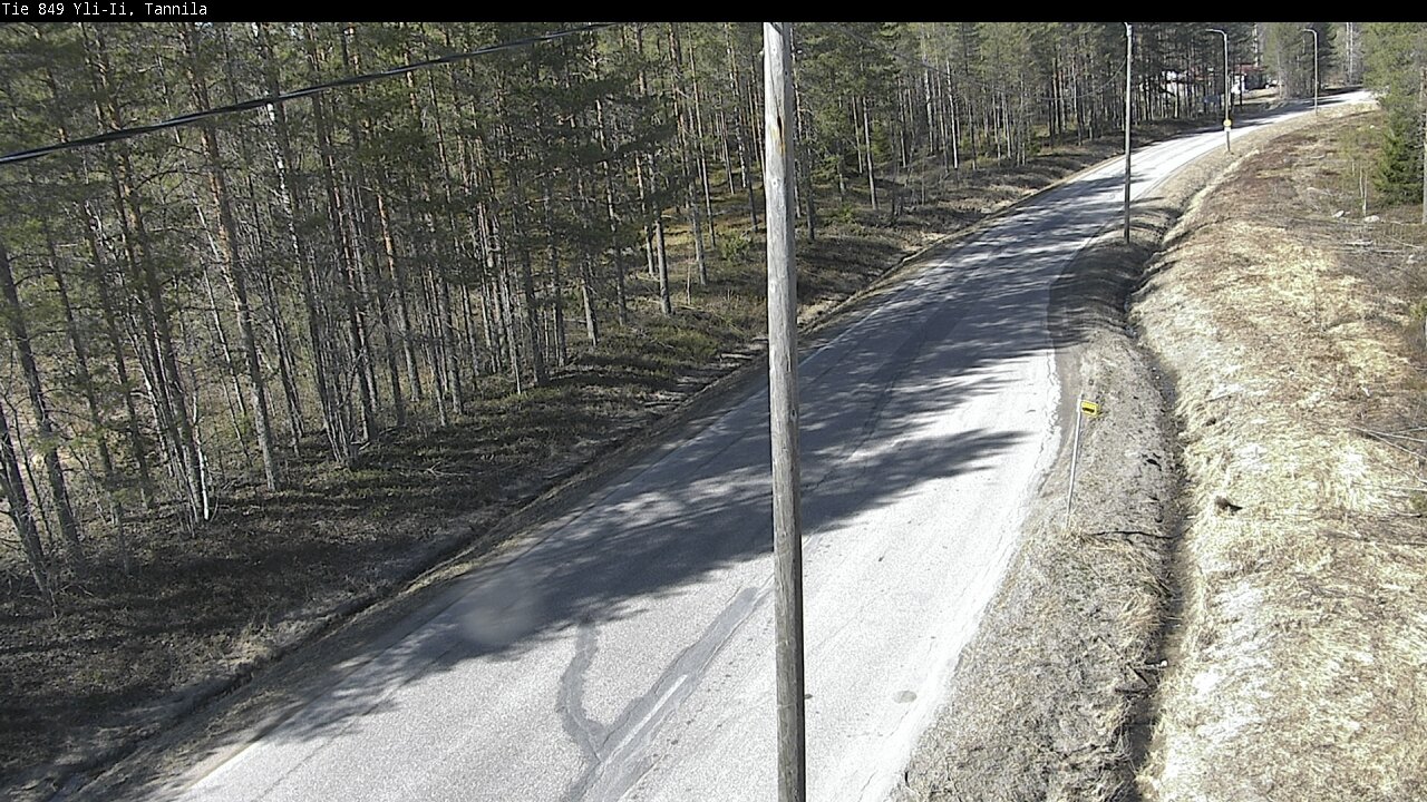 Weather Camera Image Väg 849 Yli-Ii, Tannila, Oulu, Pohjois-Pohjanmaa
