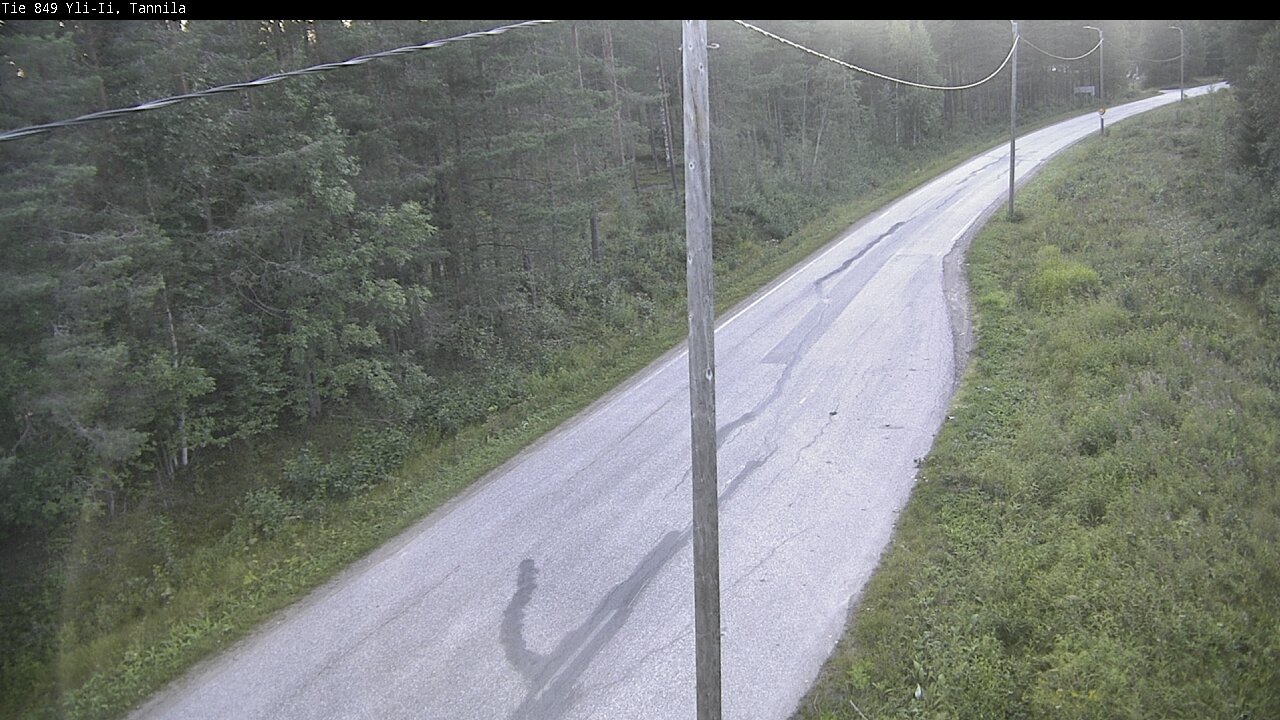 Weather Camera Image Väg 849 Yli-Ii, Tannila, Oulu, Pohjois-Pohjanmaa