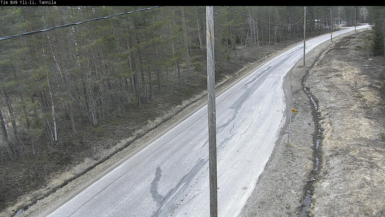Weather Camera Image Road 849 Yli-Ii, Tannila, Oulu, Pohjois-Pohjanmaa