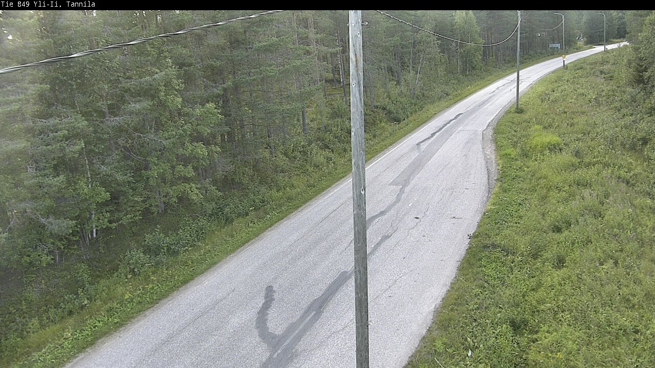 Weather Camera Image Väg 849 Yli-Ii, Tannila, Oulu, Pohjois-Pohjanmaa