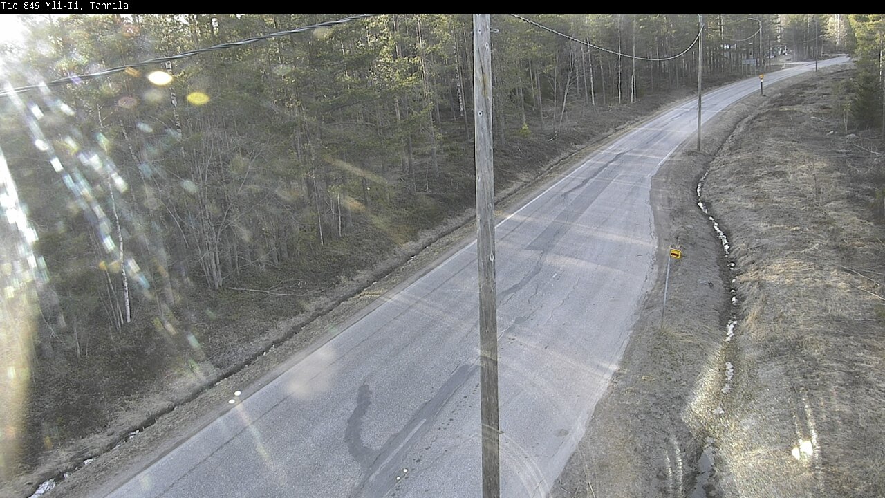 Weather Camera Image Väg 849 Yli-Ii, Tannila, Oulu, Pohjois-Pohjanmaa