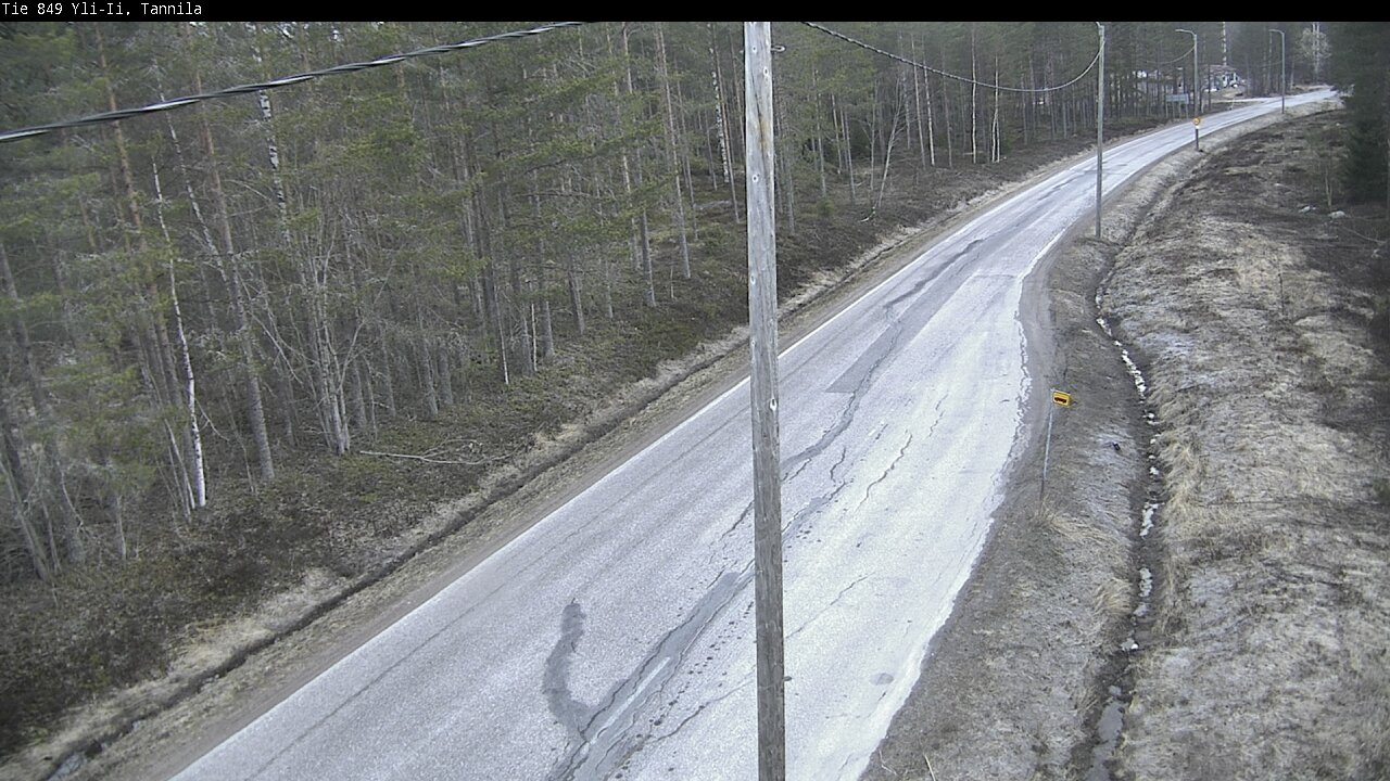 Weather Camera Image Väg 849 Yli-Ii, Tannila, Oulu, Pohjois-Pohjanmaa