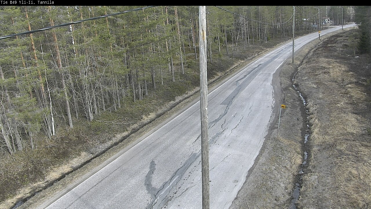 Weather Camera Image Väg 849 Yli-Ii, Tannila, Oulu, Pohjois-Pohjanmaa