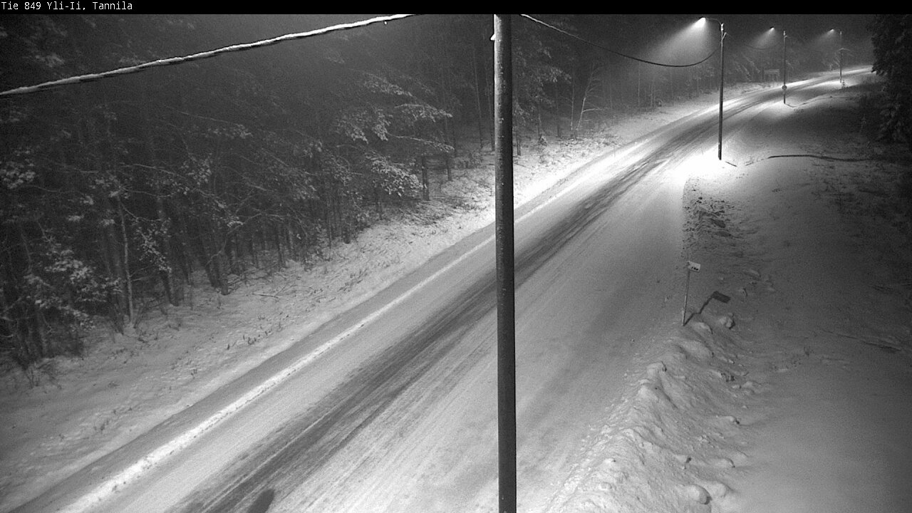 Weather Camera Image Väg 849 Yli-Ii, Tannila, Oulu, Pohjois-Pohjanmaa
