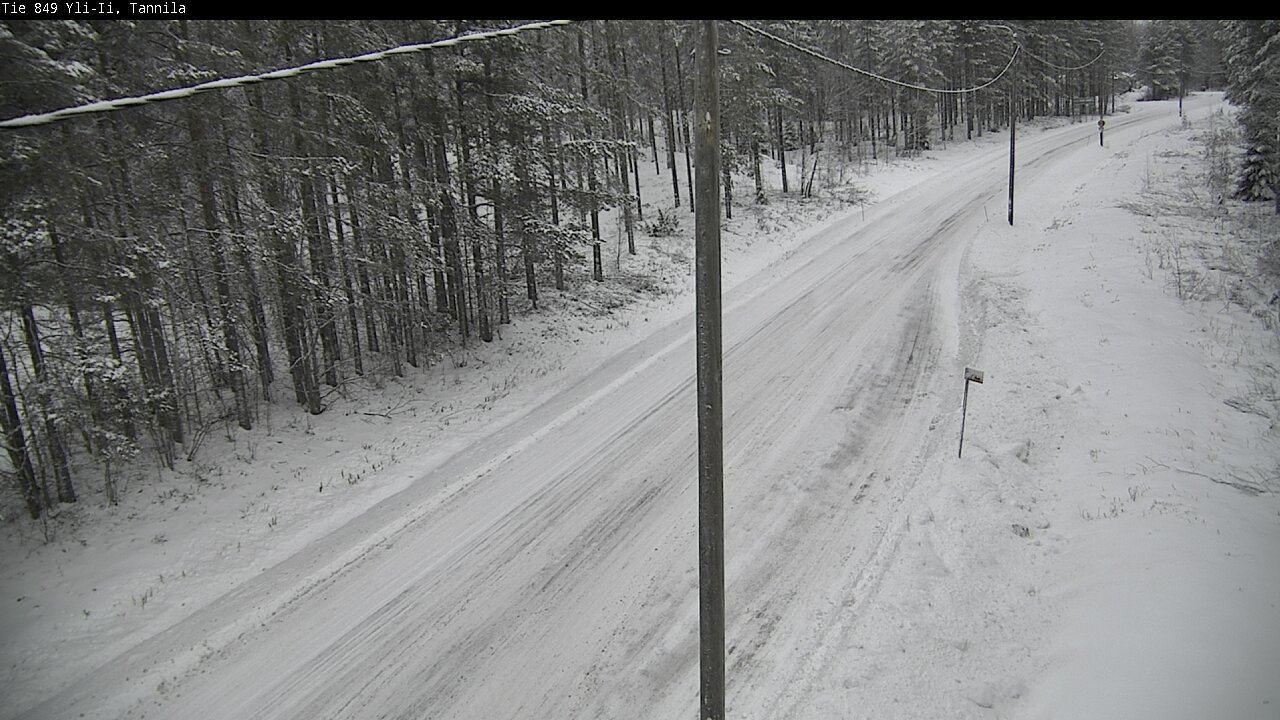 Weather Camera Image Väg 849 Yli-Ii, Tannila, Oulu, Pohjois-Pohjanmaa