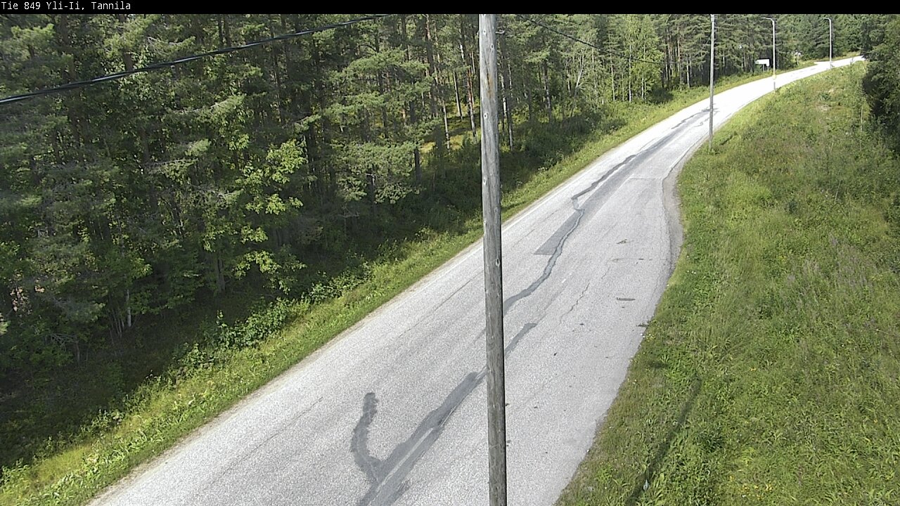 Weather Camera Image Väg 849 Yli-Ii, Tannila, Oulu, Pohjois-Pohjanmaa