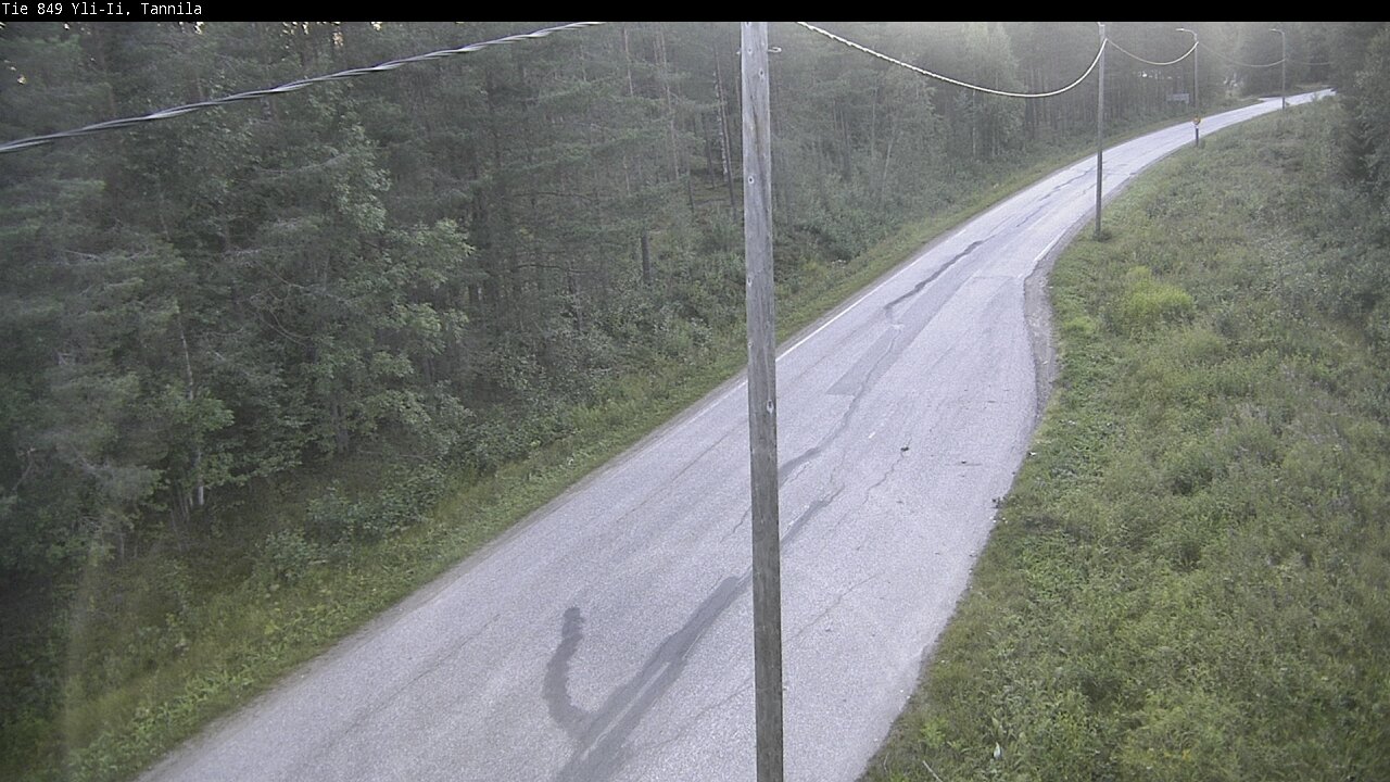 Weather Camera Image Väg 849 Yli-Ii, Tannila, Oulu, Pohjois-Pohjanmaa