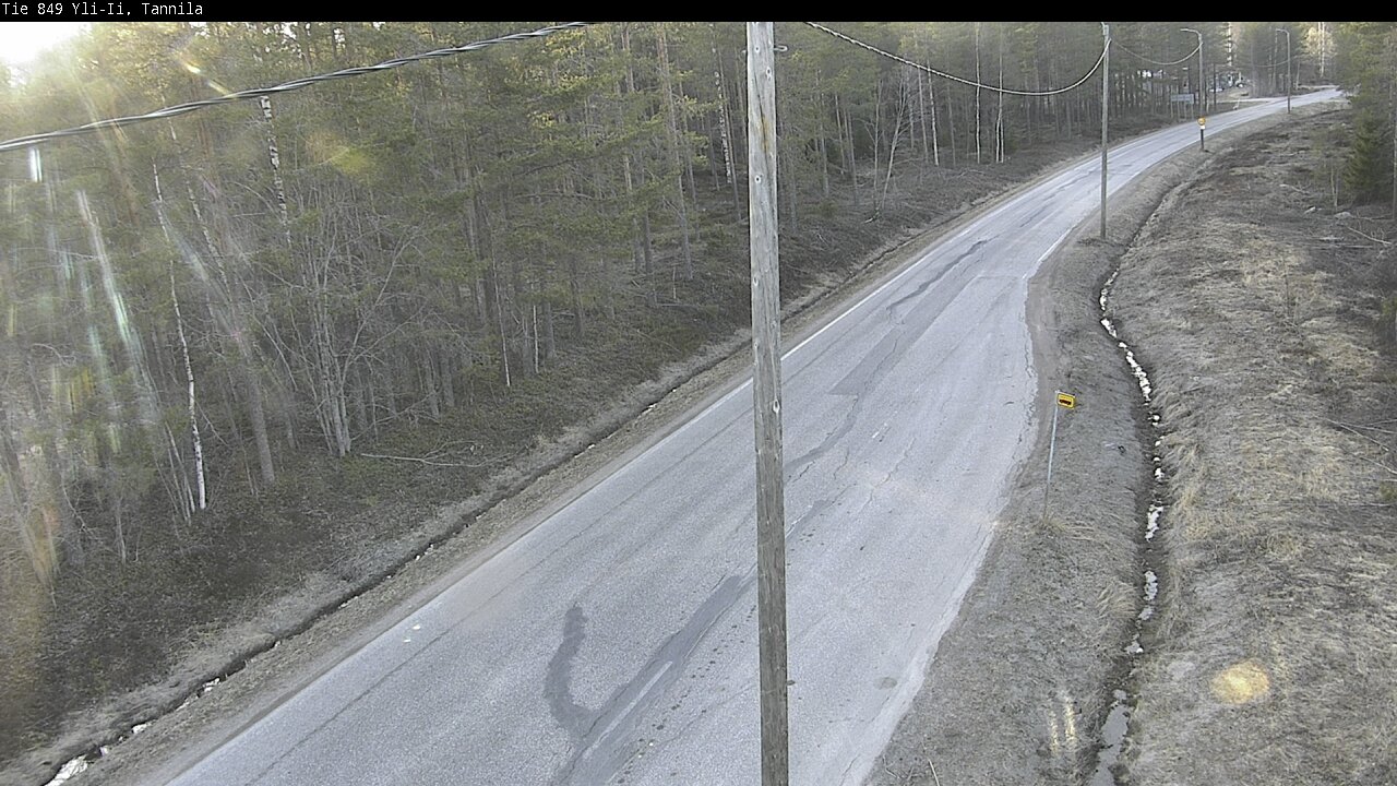 Weather Camera Image Väg 849 Yli-Ii, Tannila, Oulu, Pohjois-Pohjanmaa