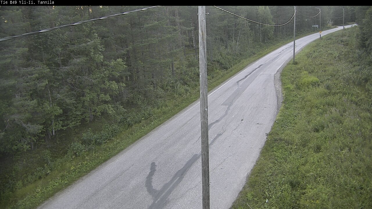 Weather Camera Image Väg 849 Yli-Ii, Tannila, Oulu, Pohjois-Pohjanmaa