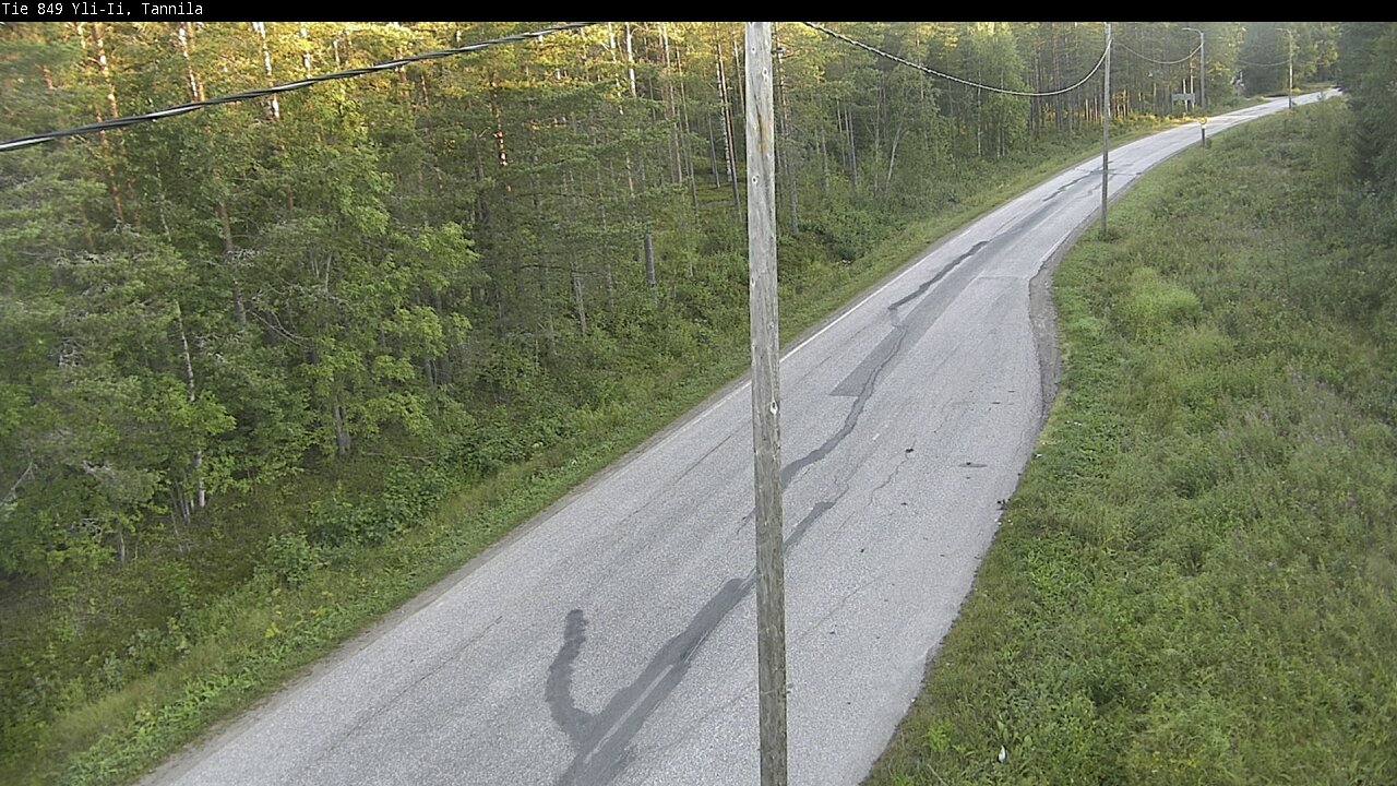 Weather Camera Image Väg 849 Yli-Ii, Tannila, Oulu, Pohjois-Pohjanmaa