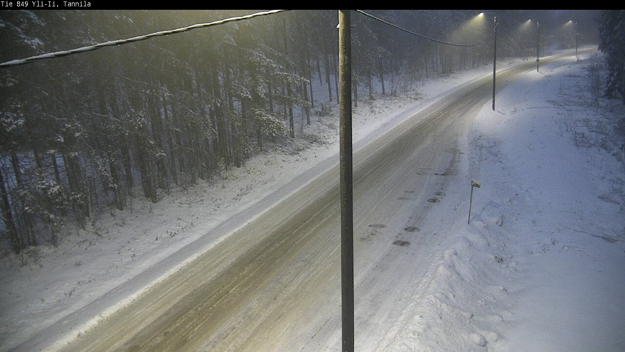Weather Camera Image Road 849 Yli-Ii, Tannila, Oulu, Pohjois-Pohjanmaa
