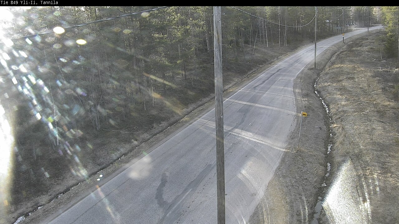Weather Camera Image Väg 849 Yli-Ii, Tannila, Oulu, Pohjois-Pohjanmaa