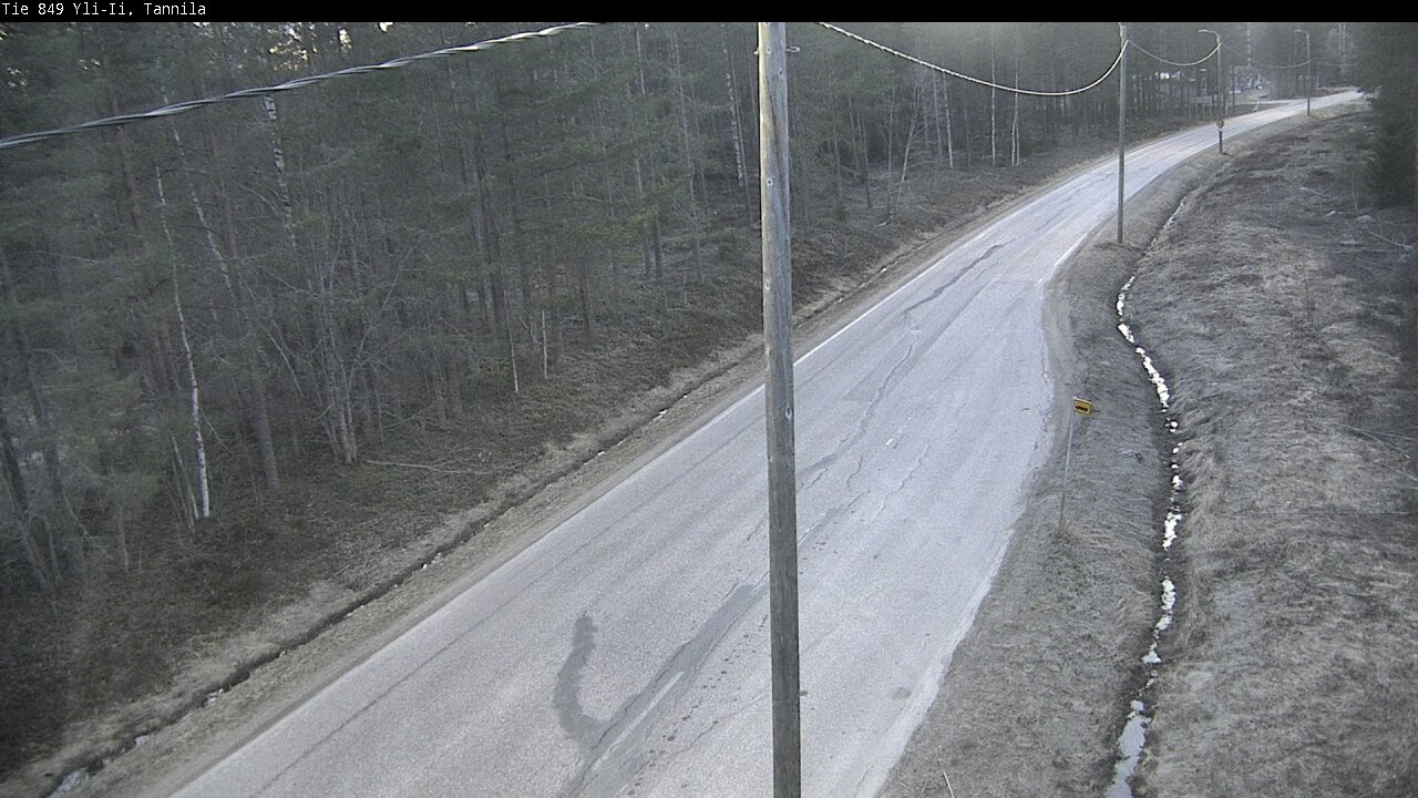 Weather Camera Image Väg 849 Yli-Ii, Tannila, Oulu, Pohjois-Pohjanmaa