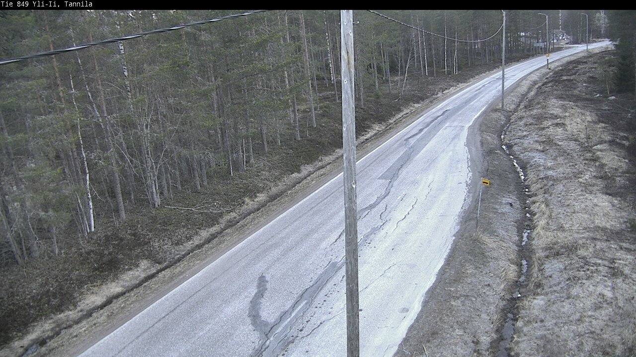 Weather Camera Image Väg 849 Yli-Ii, Tannila, Oulu, Pohjois-Pohjanmaa