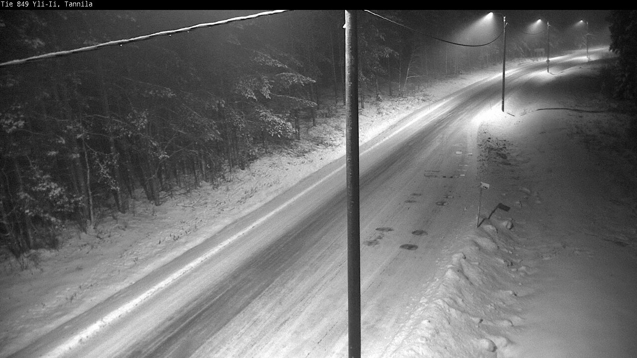 Weather Camera Image Road 849 Yli-Ii, Tannila, Oulu, Pohjois-Pohjanmaa